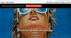 Desktop Screenshot of optykomat.pl